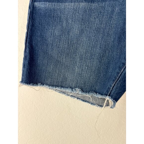 Levis Denim Frayed Hem Button Fly DIY Cut Off Shorts Size W30 - Picture 7 of 15